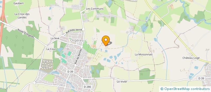 localisation de l'entreprise SCI LEPAGE PARIS à ORGERES