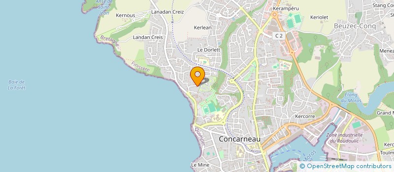 localisation de l'entreprise SCI LEPAGO  CONCARNEAU