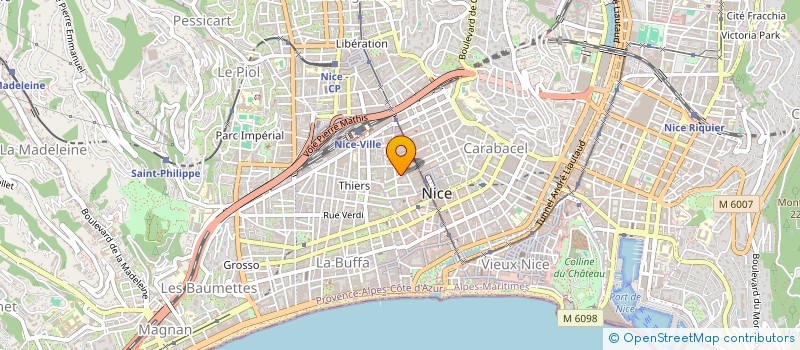 localisation de l'entreprise SCI LEPANTE à NICE