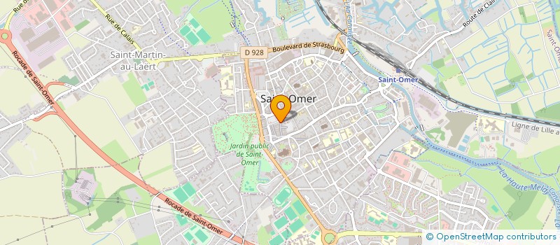 localisation de l'entreprise SCI LEPEDA  SAINT-OMER