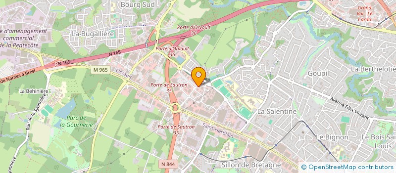 localisation de l'entreprise SCI LEPEGADEL IMMO à ORVAULT