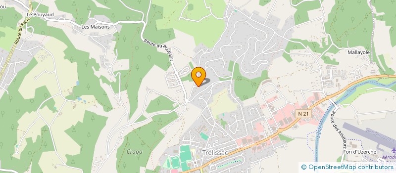 localisation de l'entreprise SCI LEPELLETIER CORPORATION  TRELISSAC