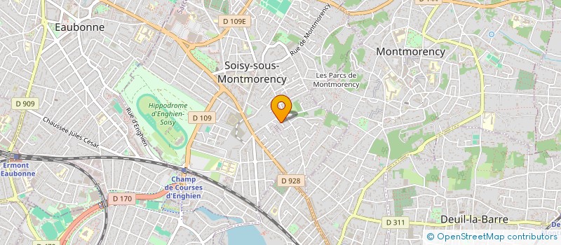 localisation de l'entreprise SCI LEPELLEY  SOISY-SOUS-MONTMORENCY