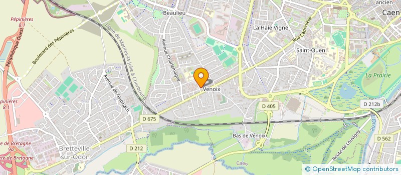 localisation de l'entreprise SCI LEPELTIER-ROSSIGNOL  CAEN