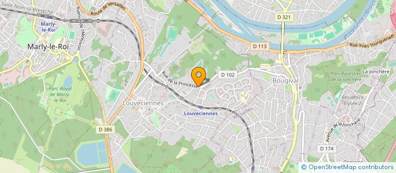 localisation de l'entreprise SCI LEPETIT  LOUVECIENNES