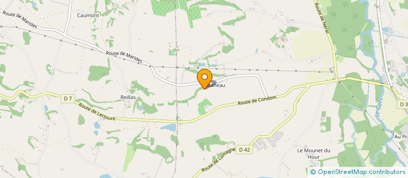 localisation de l'entreprise SCI LEPETIT  LECTOURE