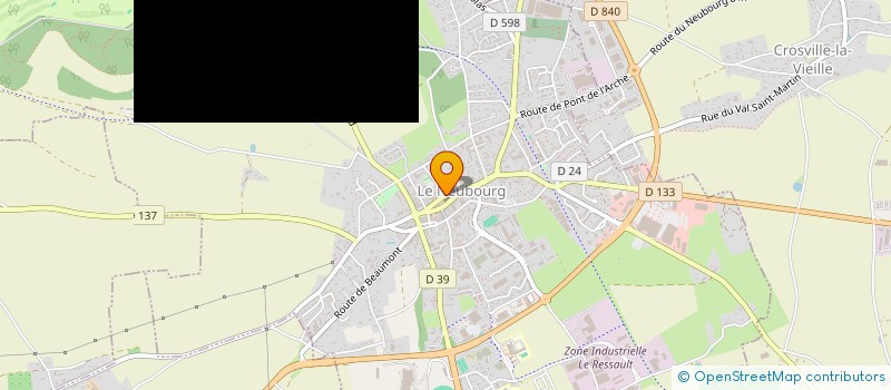 localisation de l'entreprise SCI LEPETIT REPUBLIQUE  LE NEUBOURG