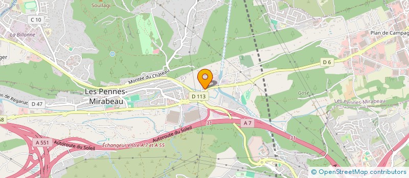 localisation de l'entreprise SCI LEPEYTRE GIORDANO à LES PENNES-MIRABEAU