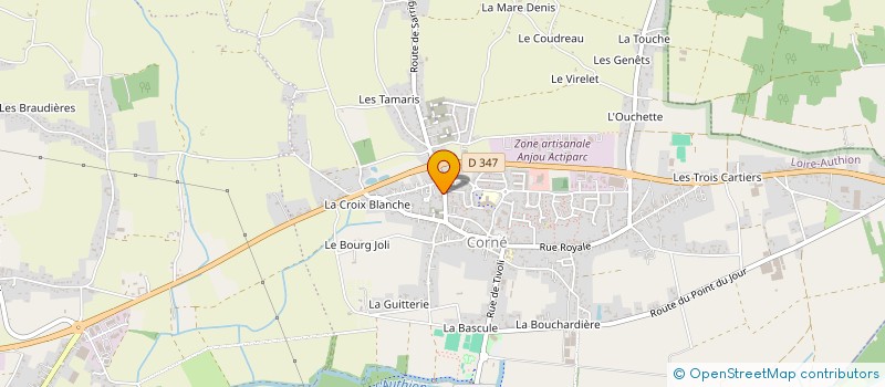 localisation de l'entreprise SCI LEPI  LOIRE-AUTHION