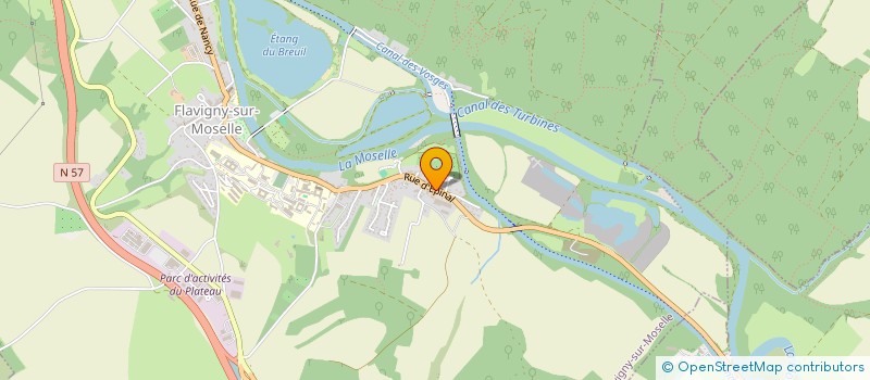 localisation de l'entreprise SCI LEPICLAUD  FLAVIGNY-SUR-MOSELLE