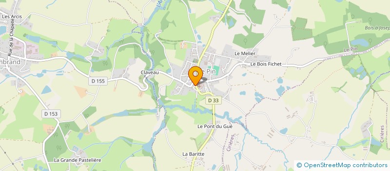 localisation de l'entreprise SCI LEPINCHU à LE PIN