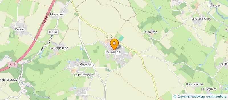 localisation de l'entreprise SCI LEPINE  EXOUDUN