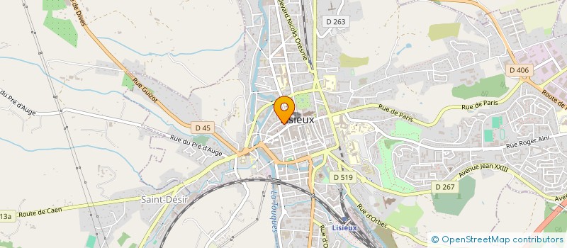 localisation de l'entreprise SCI LEPINE IMMOBILIERS à LISIEUX