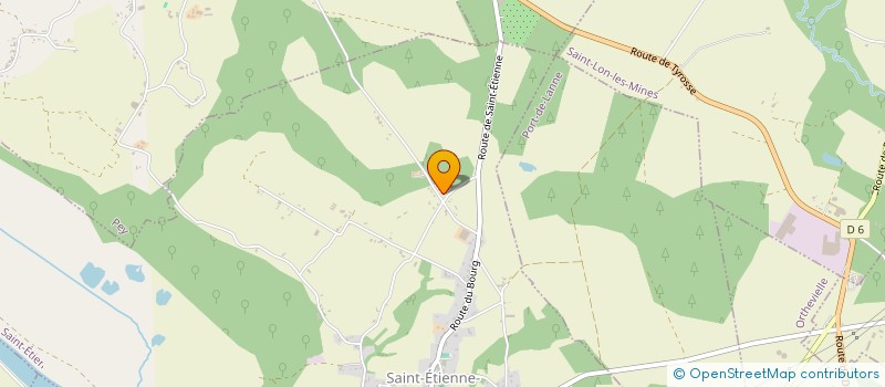 localisation de l'entreprise SCI LEPLACE  SAINT ETIENNE D'ORTHE
