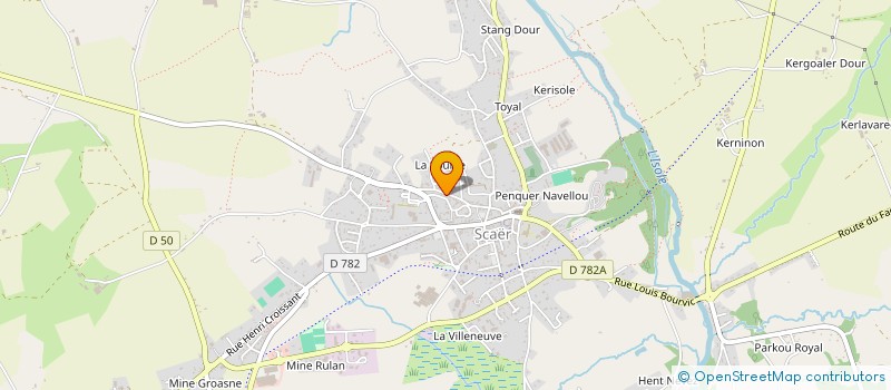 localisation de l'entreprise SCI LEPLAT-GRAGNIC  SCAER