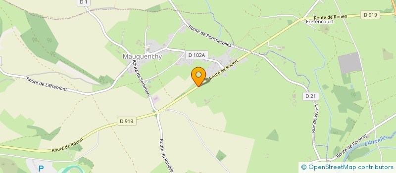 localisation de l'entreprise SCI LEPLET-QUERTIER  MAUQUENCHY