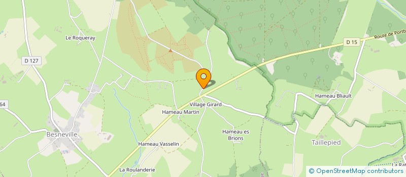 localisation de l'entreprise SCI LEPLONGEON  BESNEVILLE