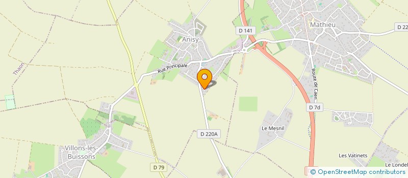 localisation de l'entreprise SCI LEPOITTEVIN  ANISY