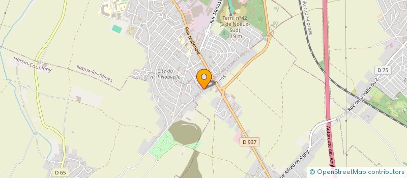 localisation de l'entreprise SCI LEPOIVRE  NUX-LES-MINES