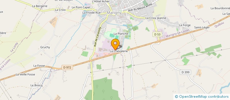 localisation de l'entreprise SCI LEPRIEUR  MARIGNY-LE-LOZON