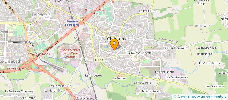 localisation de l'entreprise SCI LEPRINCE 35  CHANTEPIE