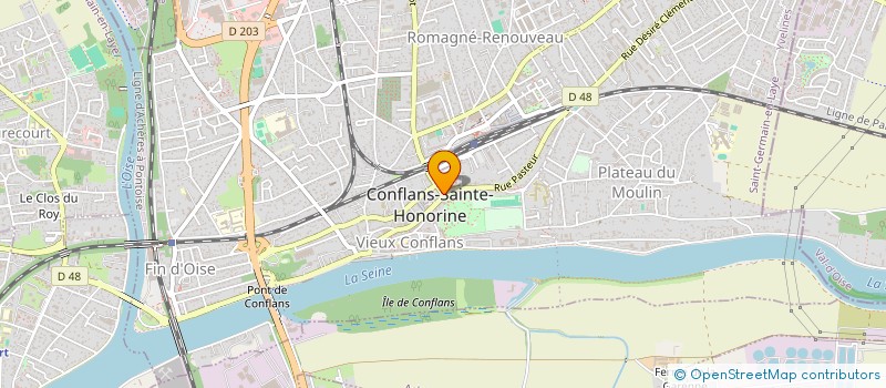 localisation de l'entreprise SCI LEPRINCE  CONFLANS-SAINTE-HONORINE