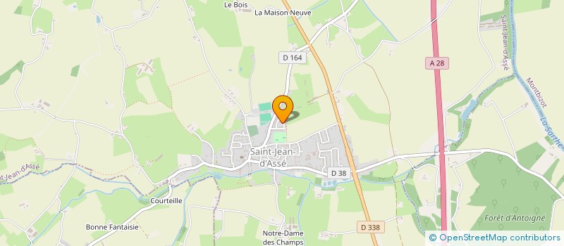 localisation de l'entreprise SCI LEPROUST-POTTIER  SAINT-JEAN-D'ASSE