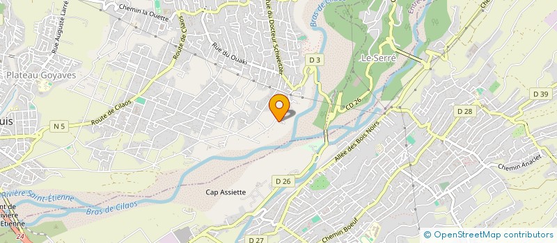 localisation de l'entreprise SCI LEPTIFANAL  SAINT-LOUIS