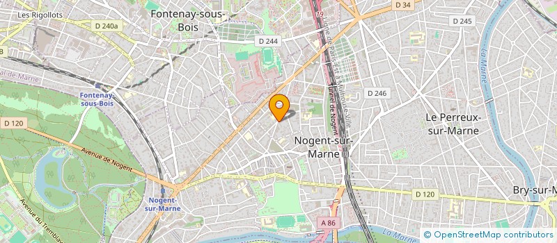 localisation de l'entreprise SCI LEQUESNE  NOGENT-SUR-MARNE