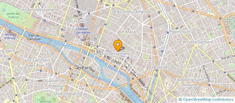 localisation de l'entreprise SCI LEQUIN  PARIS