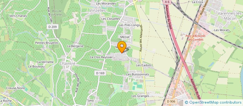 localisation de l'entreprise SCI LEQUY  VINZELLES