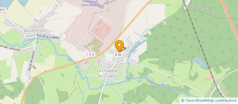 localisation de l'entreprise SCI LEQUY  LA CHAPELLE-LES-LUXEUIL