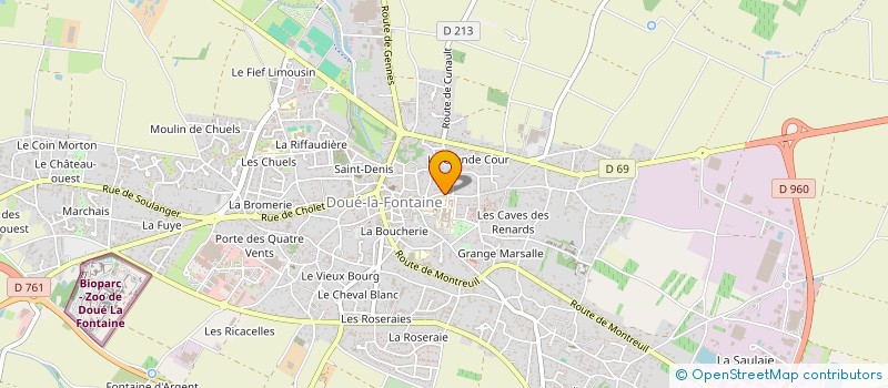 localisation de l'entreprise SCI LER  DOUE-EN-ANJOU