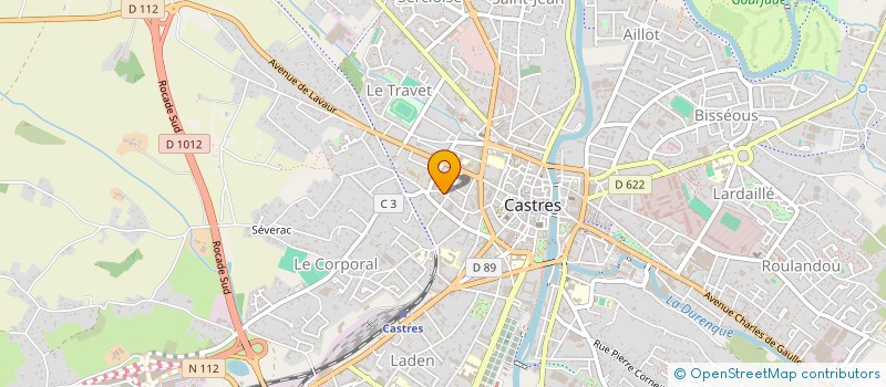 localisation de l'entreprise SCI LER  CASTRES