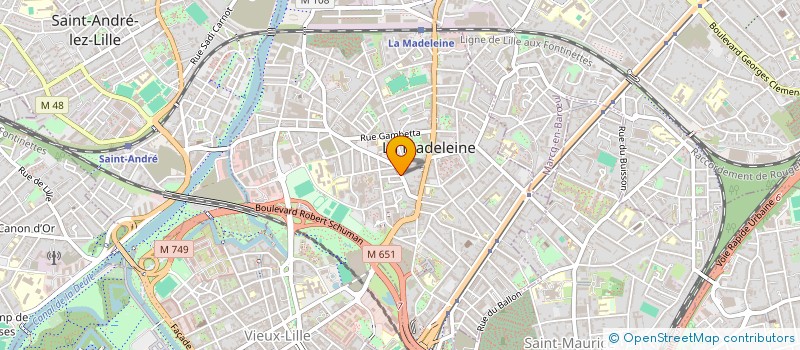 localisation de l'entreprise SCI LERAILLEZ à LA MADELEINE