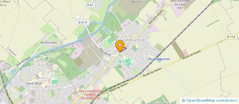 localisation de l'entreprise SCI LERAY  ESCAUDUVRES