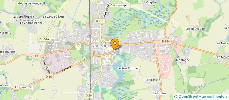 localisation de l'entreprise SCI LERAY-LALFOND  NORT-SUR-ERDRE