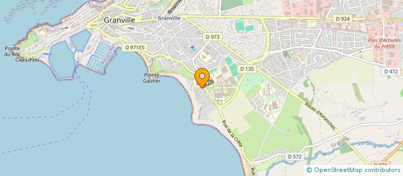 localisation de l'entreprise SCI LERBIER à GRANVILLE