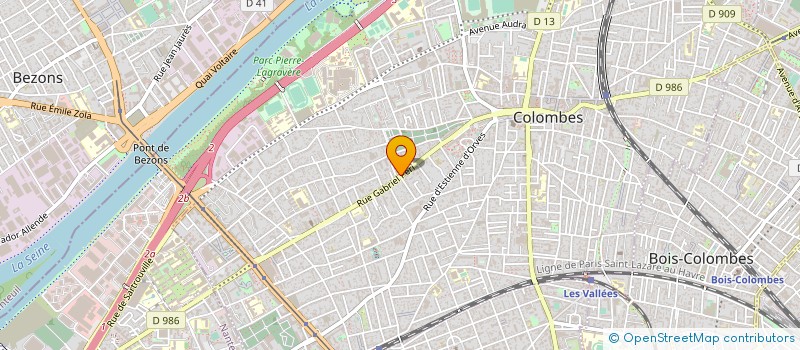 localisation de l'entreprise SCI LERBOURG à COLOMBES