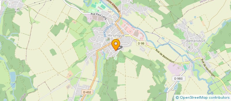 localisation de l'entreprise SCI LERCH  HIRSINGUE