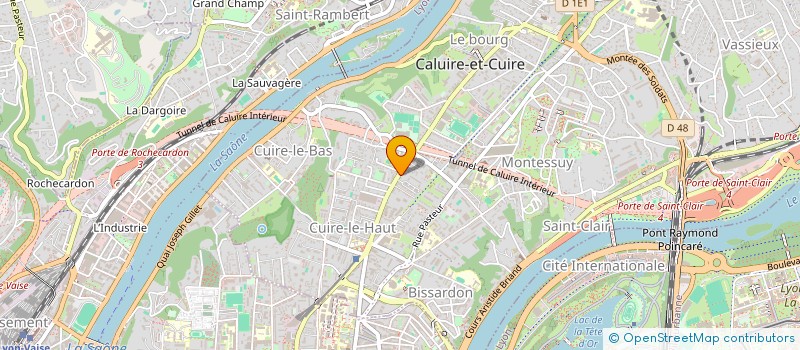 localisation de l'entreprise SCI LEREBOURS COMPANY  CALUIRE-ET-CUIRE