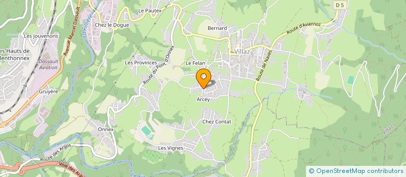 localisation de l'entreprise SCI LEREVAC  VILLAZ