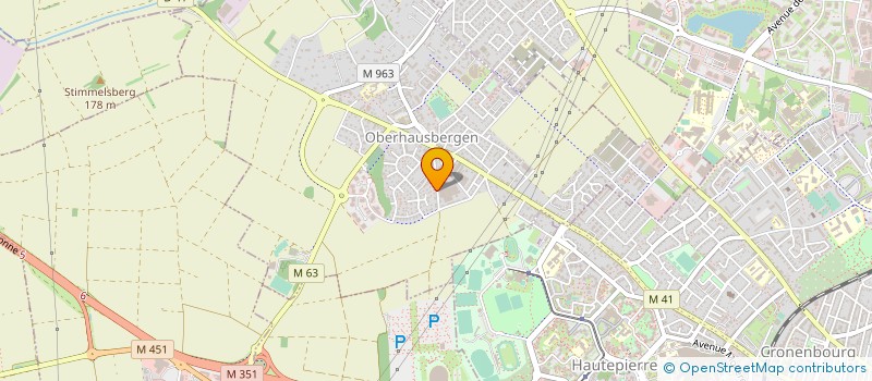 localisation de l'entreprise SCI LERI  OBERHAUSBERGEN