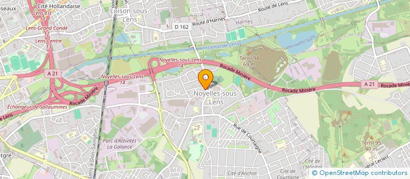 localisation de l'entreprise SCI LERICHE  NOYELLES-SOUS-LENS