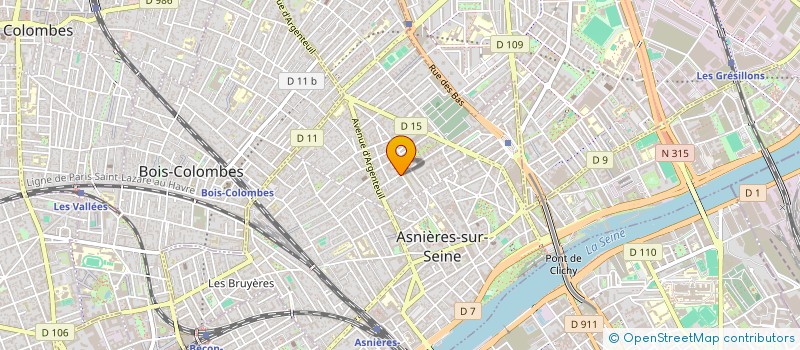 localisation de l'entreprise SCI LERICHE à ASNIERES-SUR-SEINE
