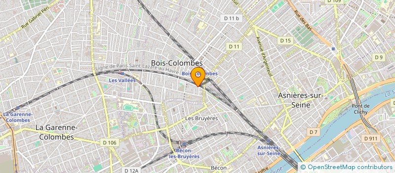 localisation de l'entreprise SCI LERINGTON à BOIS-COLOMBES