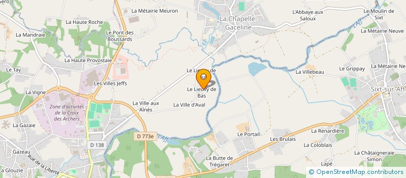 localisation de l'entreprise SCI LERISBELLE  LA GACILLY