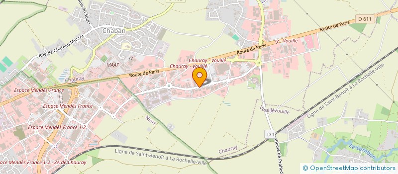 localisation de l'entreprise SCI LERMIONE  NIORT