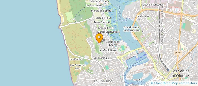 localisation de l'entreprise SCI LERMURIER à LES SABLES D'OLONNE