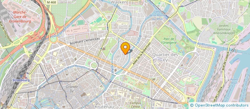 localisation de l'entreprise SCI LERNER à STRASBOURG